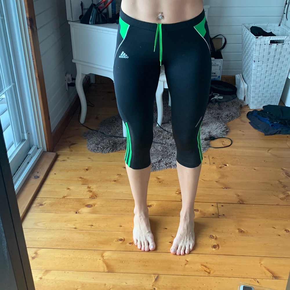 Adidas running crops